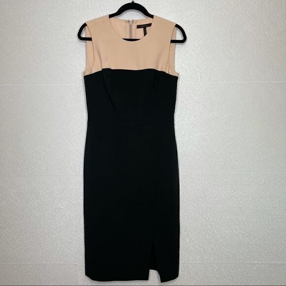 BCBGMAXAZRIA Tina Colorblock Sheath Dress 8 - Picture 2 of 7